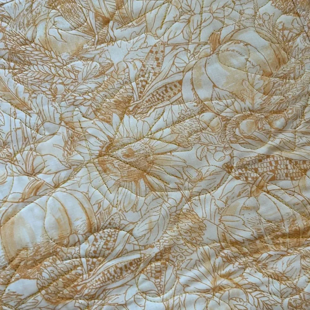 Handmade Reversible Quilted Wall Hanging, Table‎ Runner, Fall, Thanksgiving